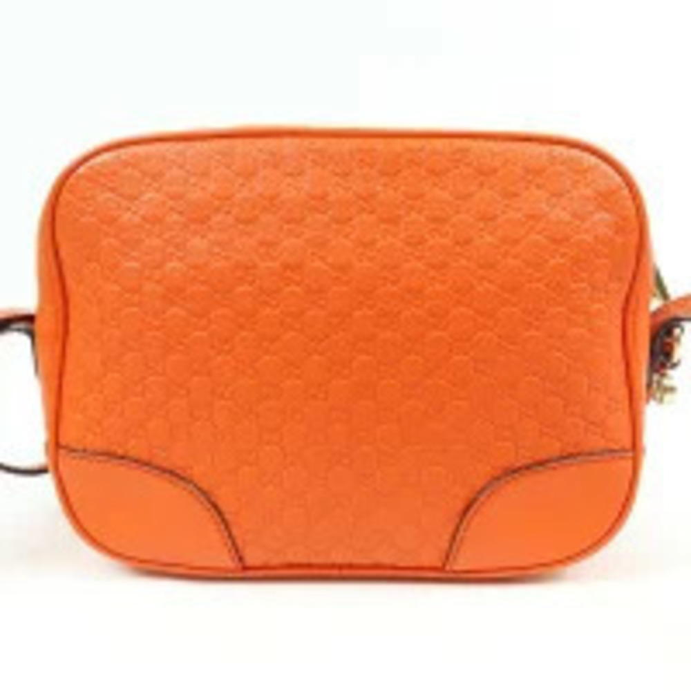 Gucci Tassel Orange Shoulder Leather Bag Crossbody ssima Orange